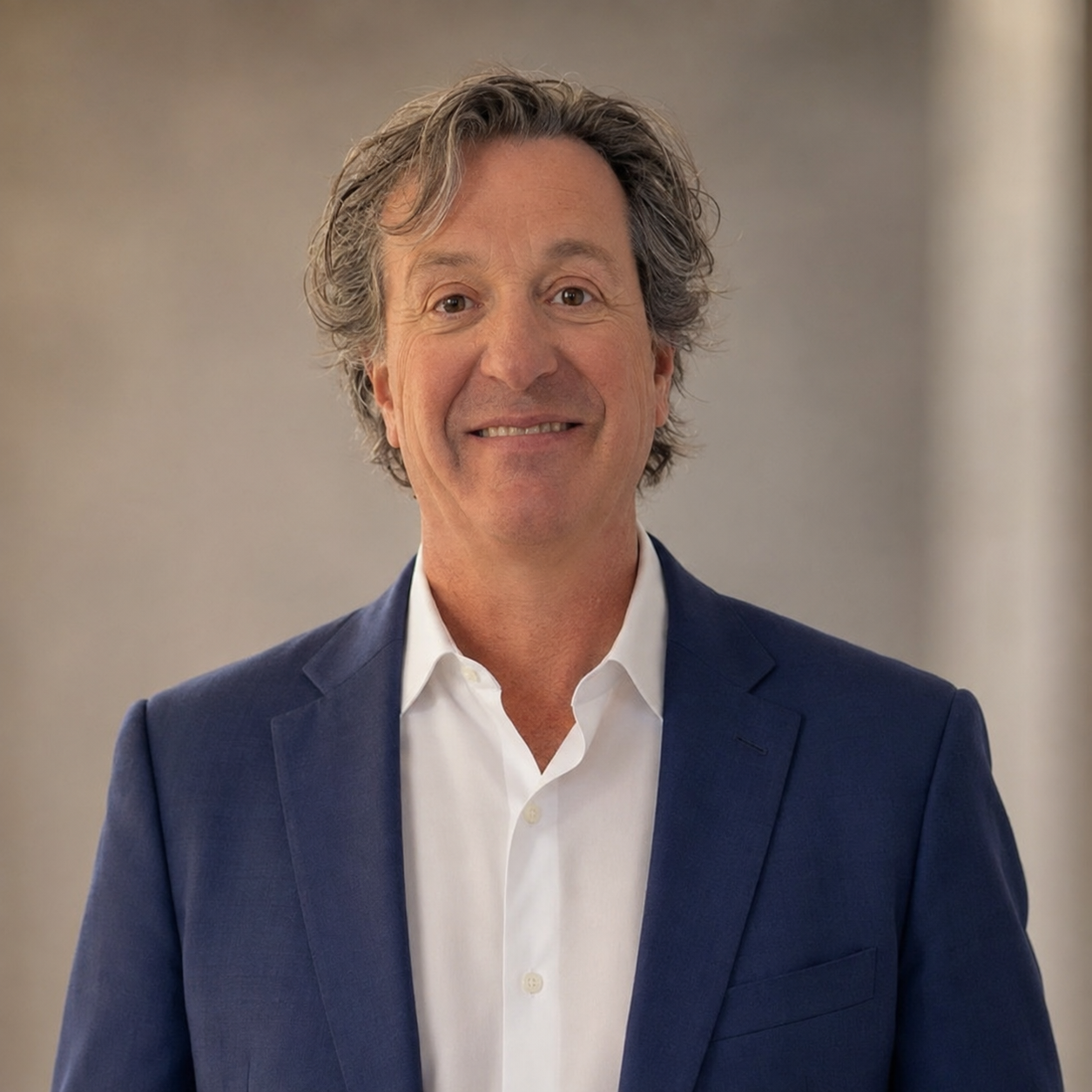 Portrait of Michael wearing a navy sport coat