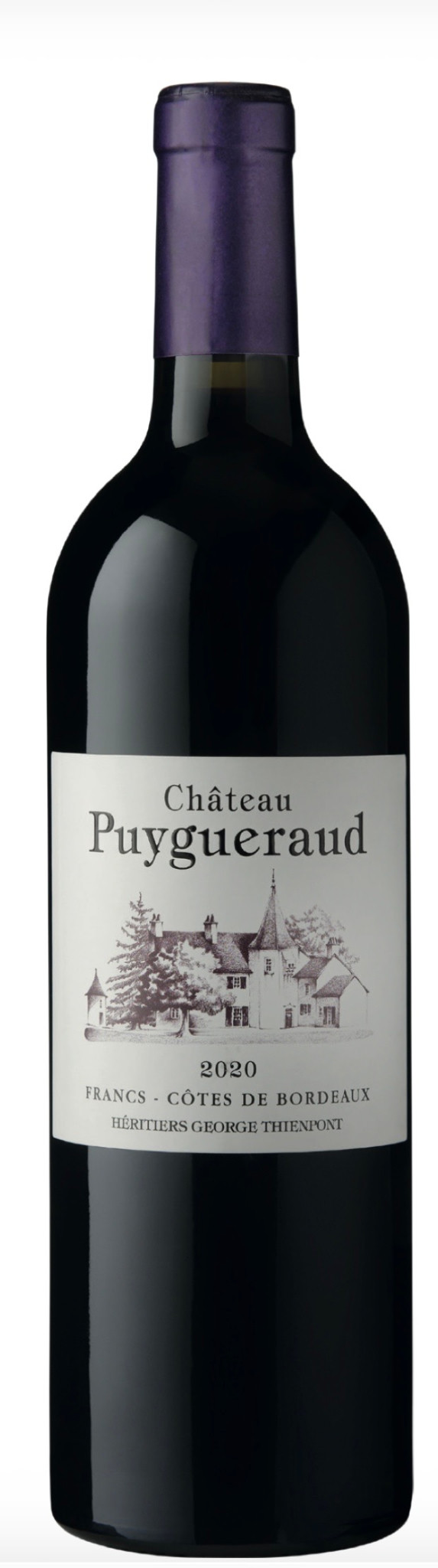 Château Puygueraud 2020 bottle